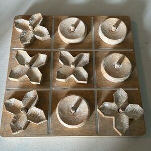 🔥 2/$25 - Tic Tac Tow wooden puzzle game
